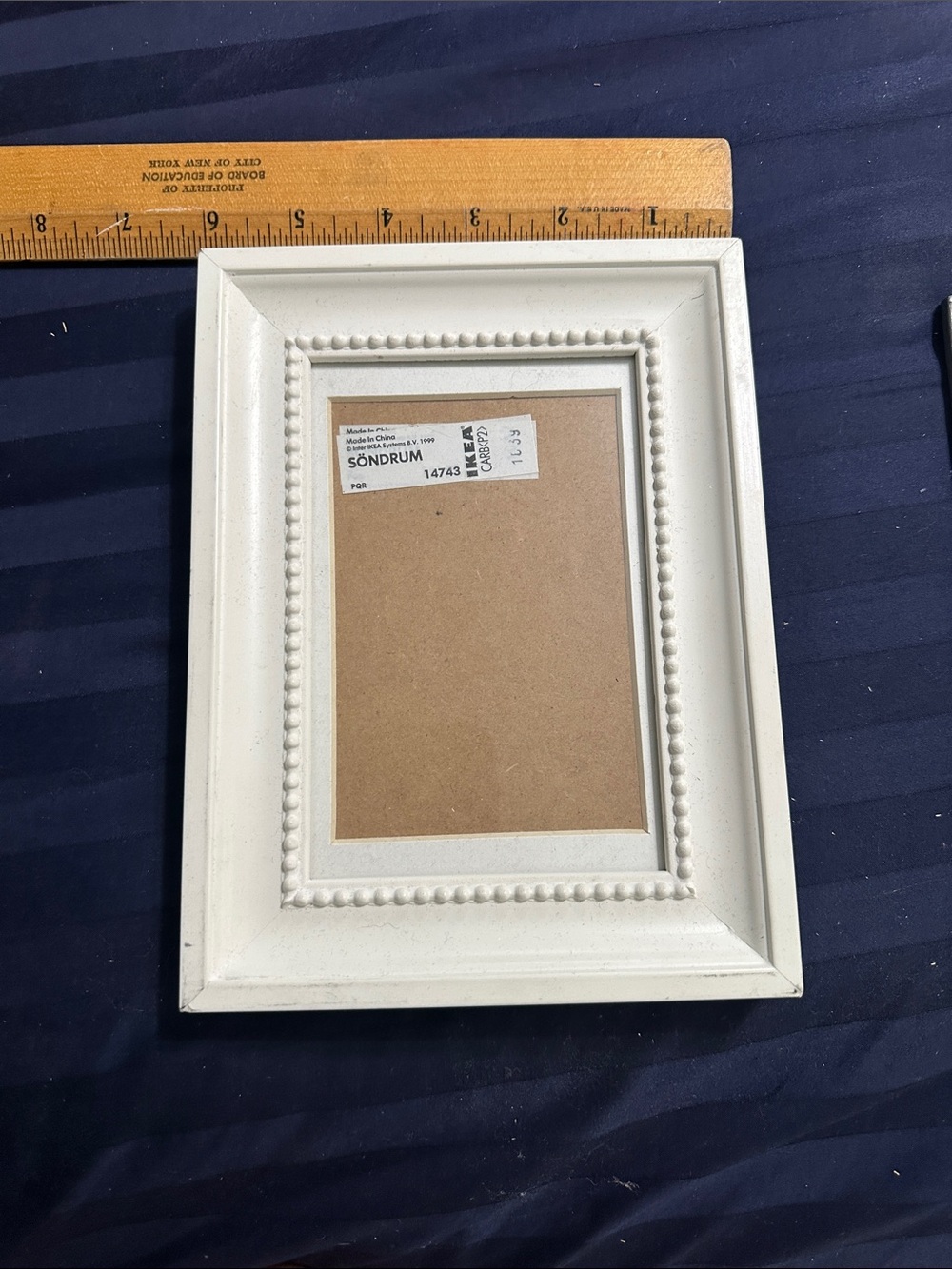 White Decorative Photo Frame - Picture 2 of 4